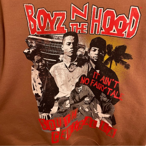 Boyz n the Hood Brown Sweatshirt, L - Picture 3 of 7
